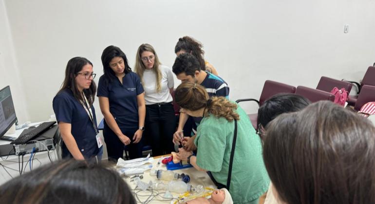 HOB promove capacitação em emergências pediátricas para médicos da rede SUS-BH