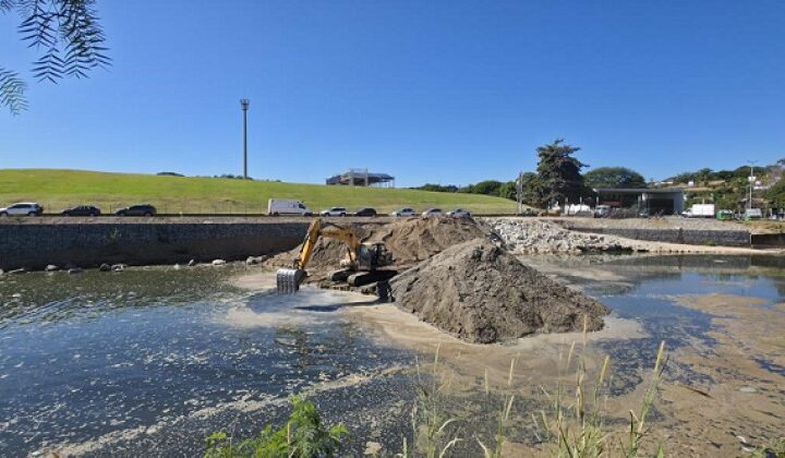 Prefeitura de BH executa obras em quatro bacias de contenção para evitar enchentes