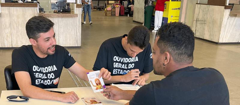 Ouvidoria-Geral realiza plantão na Rodoviária de Belo Horizonte