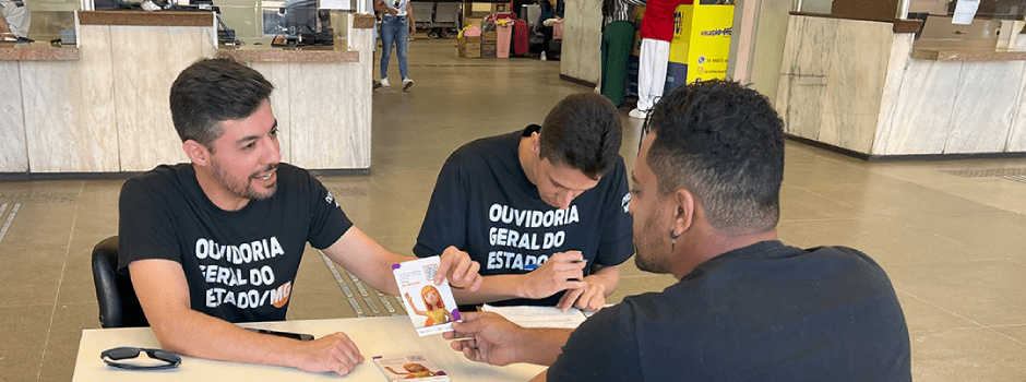 Ouvidoria-Geral realiza plantão na Rodoviária de Belo Horizonte