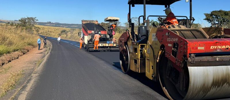 Recuperação da Rodovia entre Araxá e a Divisa com São Paulo Avança com 90% dos Serviços Concluídos