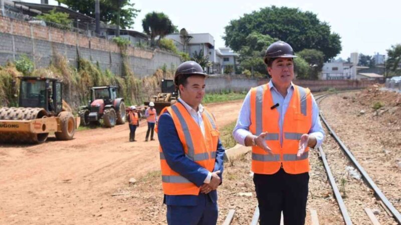 Zema destaca que o início das obras da linha 2 do metrô de BH é a maior em décadas