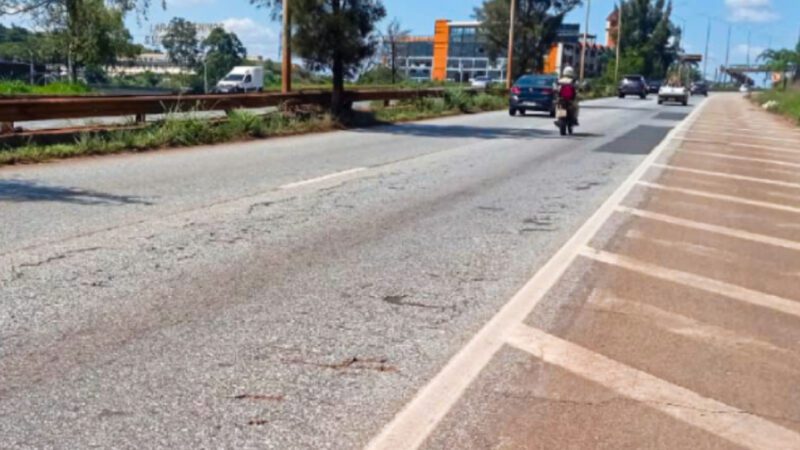 Começam as obras de recuperação do asfalto na rodovia MGC-356, no vetor sul de Belo Horizonte, pelo DER-MG