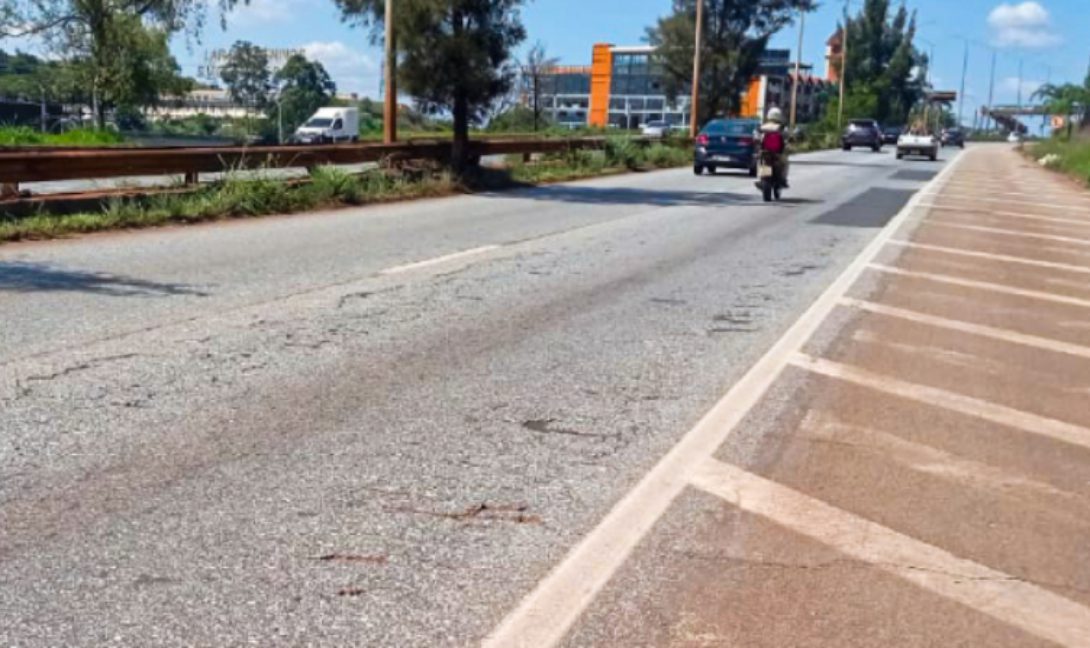 Começam as obras de recuperação do asfalto na rodovia MGC-356, no vetor sul de Belo Horizonte, pelo DER-MG